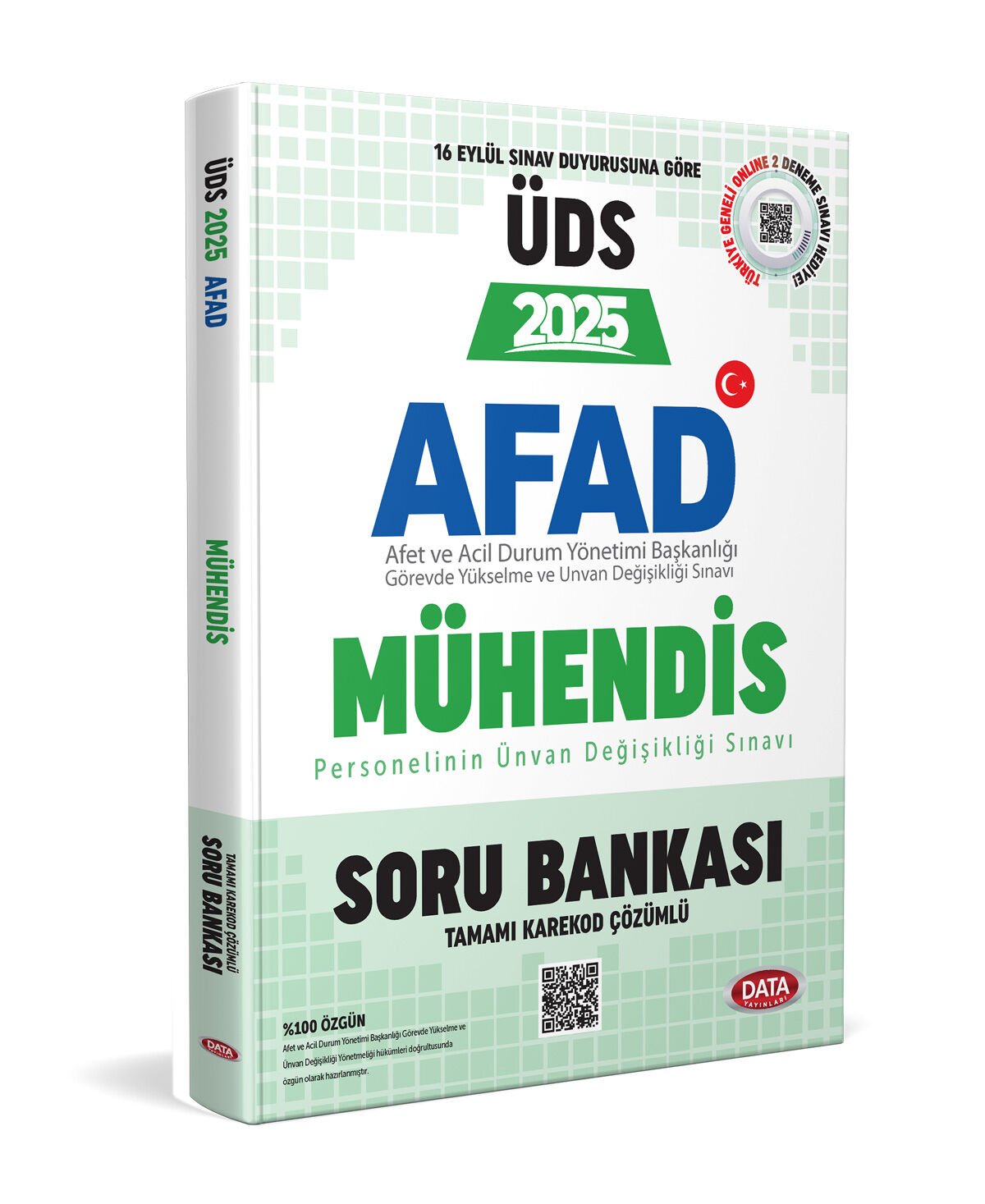 AFAD Mühendis-Mimar 2025 ÜDS Soru Bankası - Karekod Çözümlü