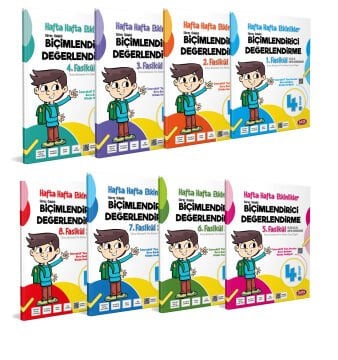 4. Sınıf Biçimlendirici Değerlendirme Hafta Hafta Etkinlikleri (8 Fasikül)