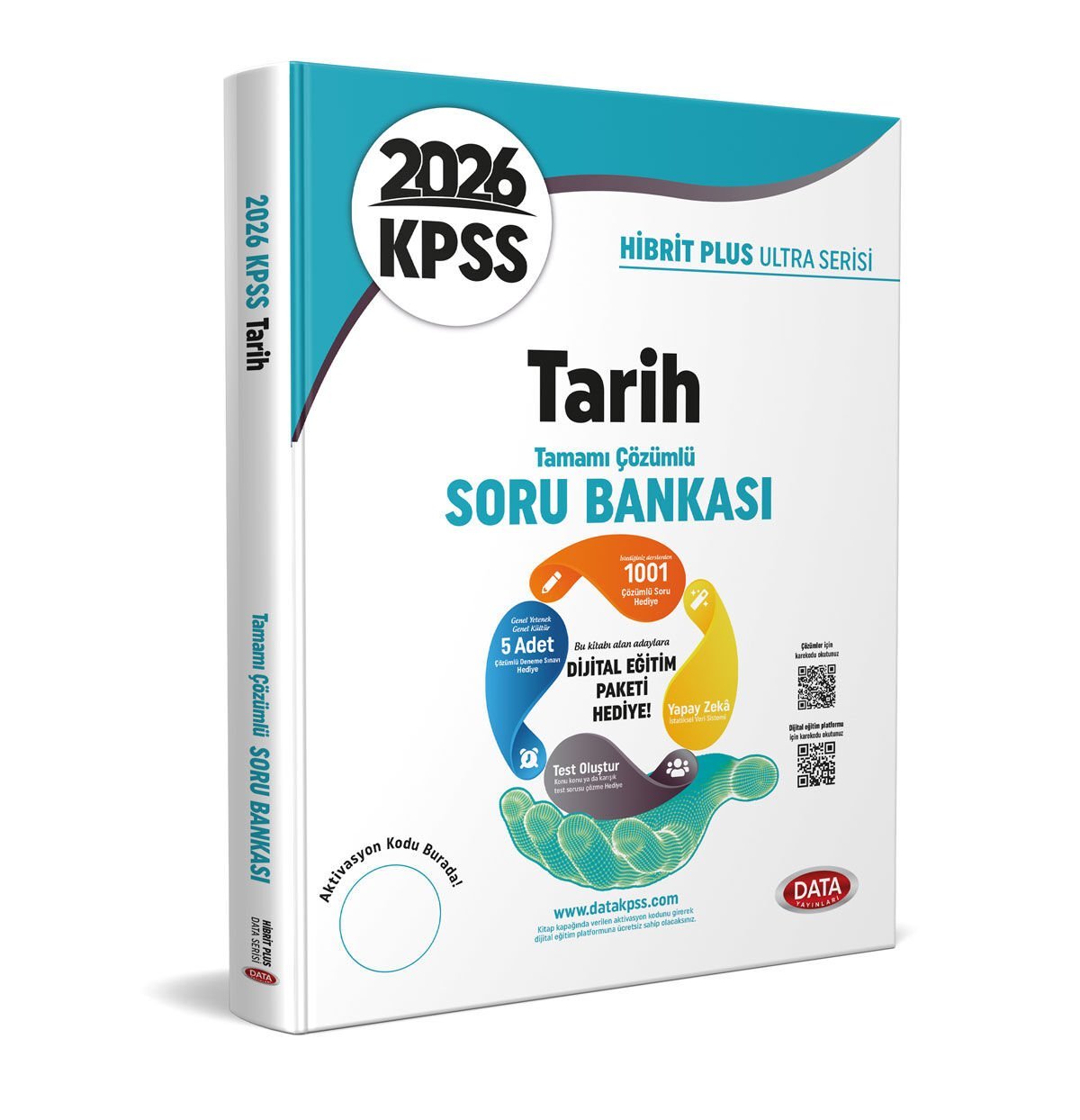 2026 KPSS Hibrit Plus Ultra Serisi Tarih Soru Bankası - Karekod Çözümlü + Dijital Eğitim Platformu Hediye