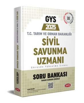 Tarım ve Orman Bakanlığı Sivil Savunma Uzmanı GYS Soru Bankası- Karekod Çözümlü