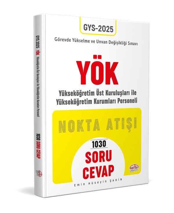 Yükseköğretim Kurumu (YÖK) GYS Nokta Atışı Soru-Cevap
