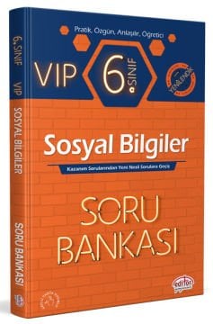 6. Sınıf VIP Sosyal Bilgiler Soru Bankası