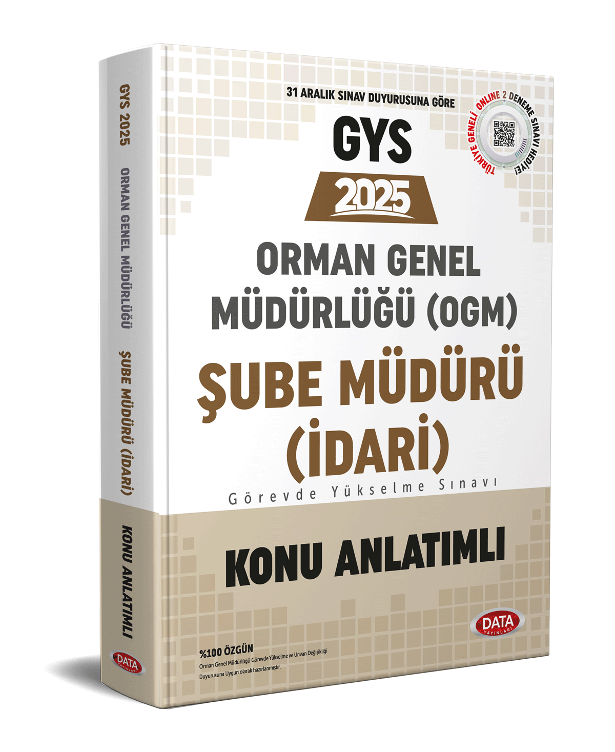Orman Genel Müdürlüğü GYS Şube Müdürü (İdari) Konu Anlatımlı
