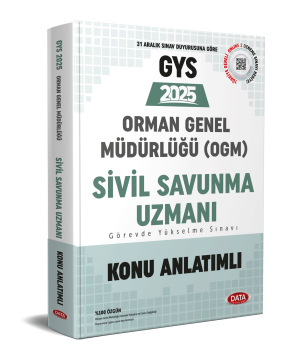 Orman Genel Müdürlüğü GYS Sivil Savunma Uzmanı Sınavı Ortak Alan Konu Anlatımlı