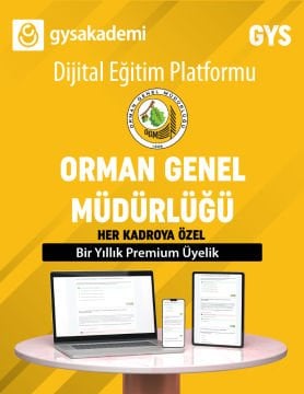 2025 GYS Orman Genel Müdürlüğü Dijital Eğitim Platformu (www.gysakademi.com 1 Yıllık Premium)