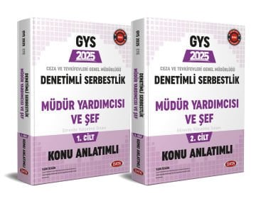 2025 Ceza ve Tevkifevleri Denetimli Serbestlik, Müdür Yardımcılığı ve Şeflik GYS Konu Anlatımlı 1-2