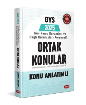 Türkiye Kamu Kurumları ve Bağlı Kuruluşları Personeli GYS ve Unvan Değişikliği Ortak Konular Konu Anlatımlı