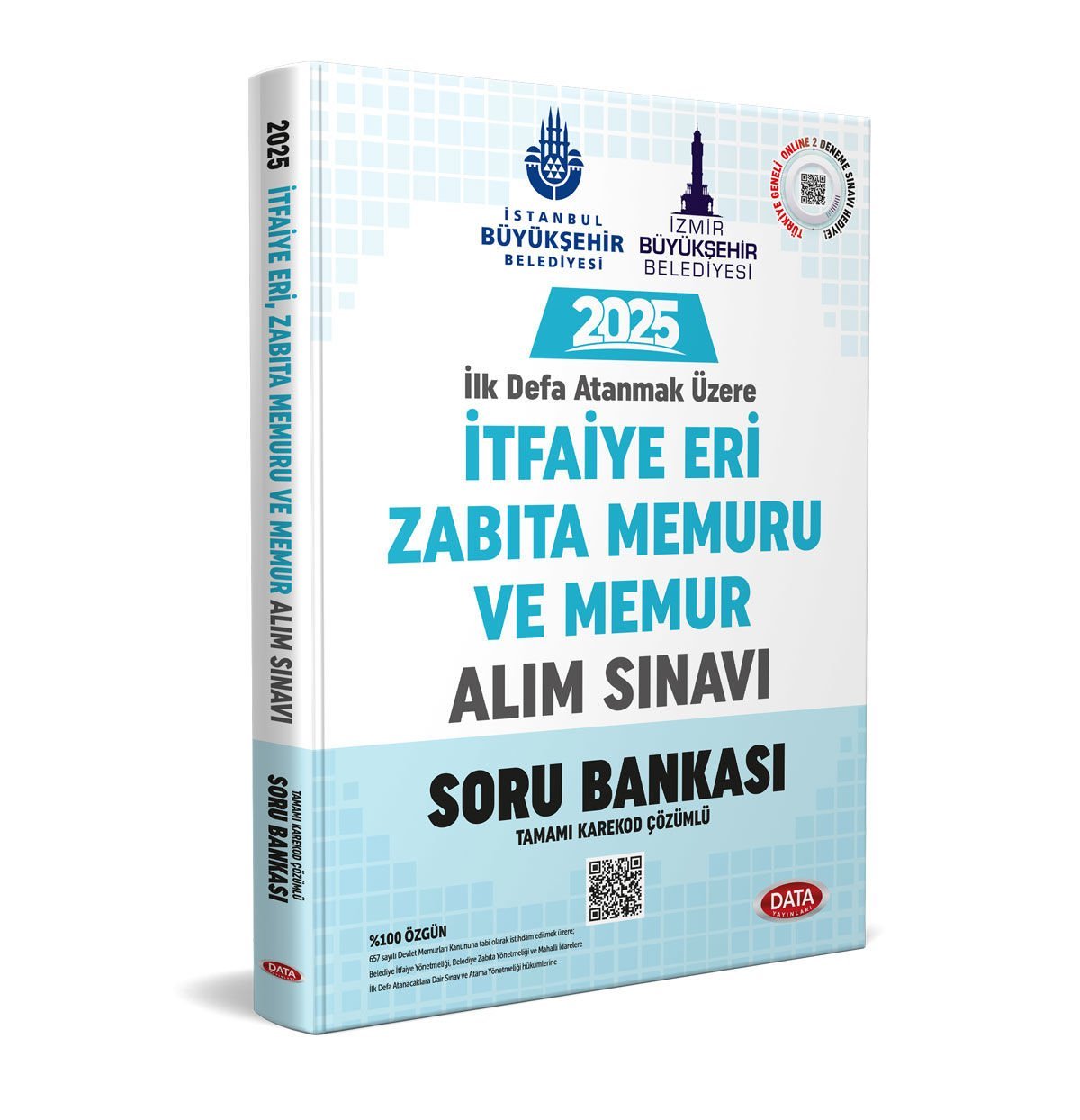 İtfaiye Eri, Zabıta Memuru ve Memur Alım Sınavı Soru Bankası - Tamamı Karekod Çözümlü
