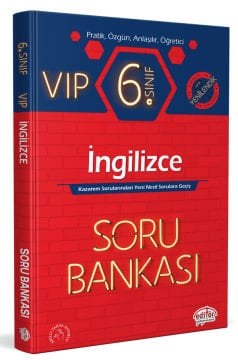 6. Sınıf VIP İngilizce Soru Bankası