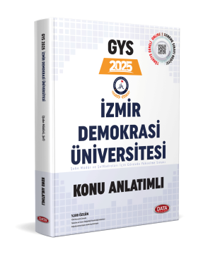 İzmir Demokrasi Üniversitesi (Şube Müdürü, Şef) GYS Konu Anlatımlı