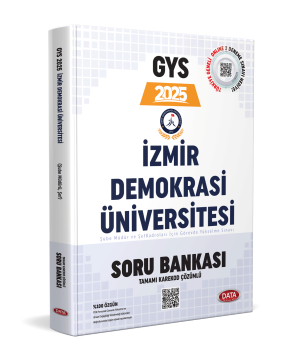 İzmir Demokrasi Üniversitesi (Şube Müdürü, Şef) GYS Soru Bankası (Karekod Çözümlü)