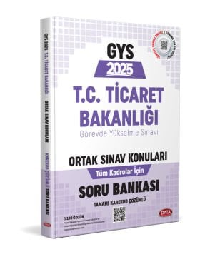 T.C. Ticaret Bakanlığı GYS Tüm Kadrolar İçin Ortak Konular Soru Bankası - Karekod Çözümlü