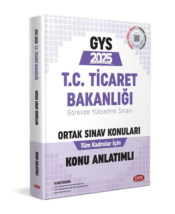 T.C. Ticaret Bakanlığı GYS Tüm Kadrolar İçin Ortak Konular Konu Anlatımlı
