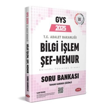 Adalet Bakanlığı Bilgi İşlem (Merkez-Taşra) Şef (Taşra) Memur GYS Soru Bankası - Karekod Çözümlü