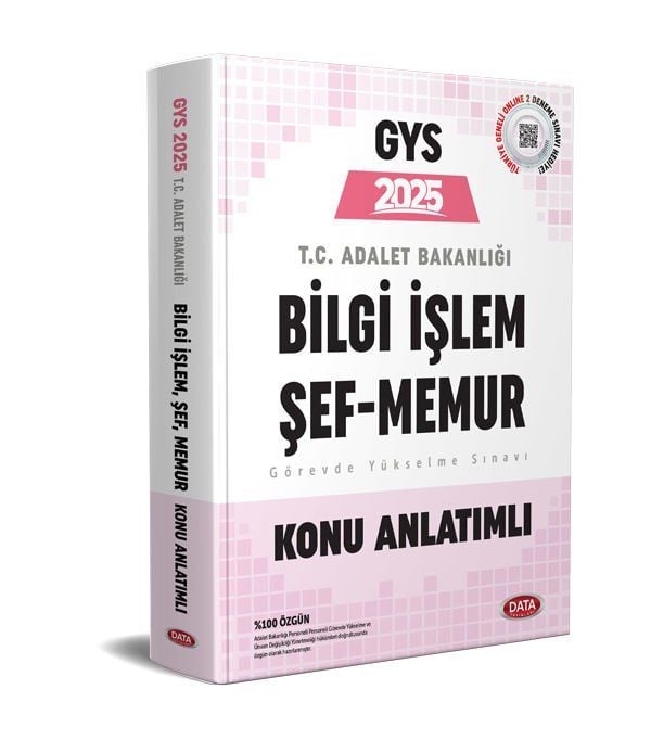 Adalet Bakanlığı Bilgi İşlem (Merkez-Taşra) Şef (Taşra) Memur GYS Konu Anlatımlı(Kopya)