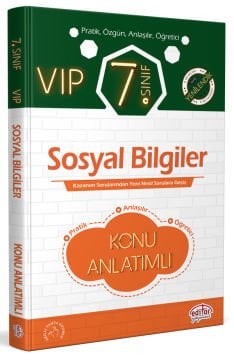 7. Sınıf VIP Sosyal Bilgiler Konu Anlatımı