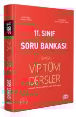 11. Sınıf VIP Tüm Dersler (Sayısal) Soru Bankası Kırmızı Kitap