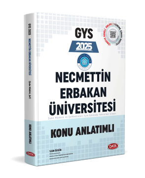Necmettin Erbakan Üniversitesi (Şube Müdürü, Şef) GYS Konu Anlatımlı