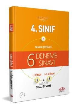 İlkokul 4. Sınıf 6 (3+3) Deneme Sınavı Fasiküllü