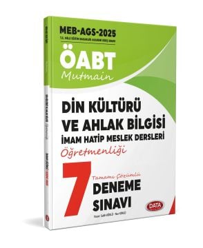 2025 ÖABT Din Kültürü ve Ahlak Bilgisi DKAB/İHL Tamamı Çözümlü 7 Deneme Sınavı
