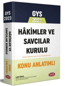 Hakimler ve Savcılar Kurulu Personeli GYS Konu Anlatımlı