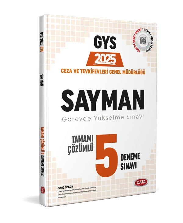 Ceza ve Tevkifevleri Sayman GYS Tamamı Çözümlü 5 Deneme Sınavı