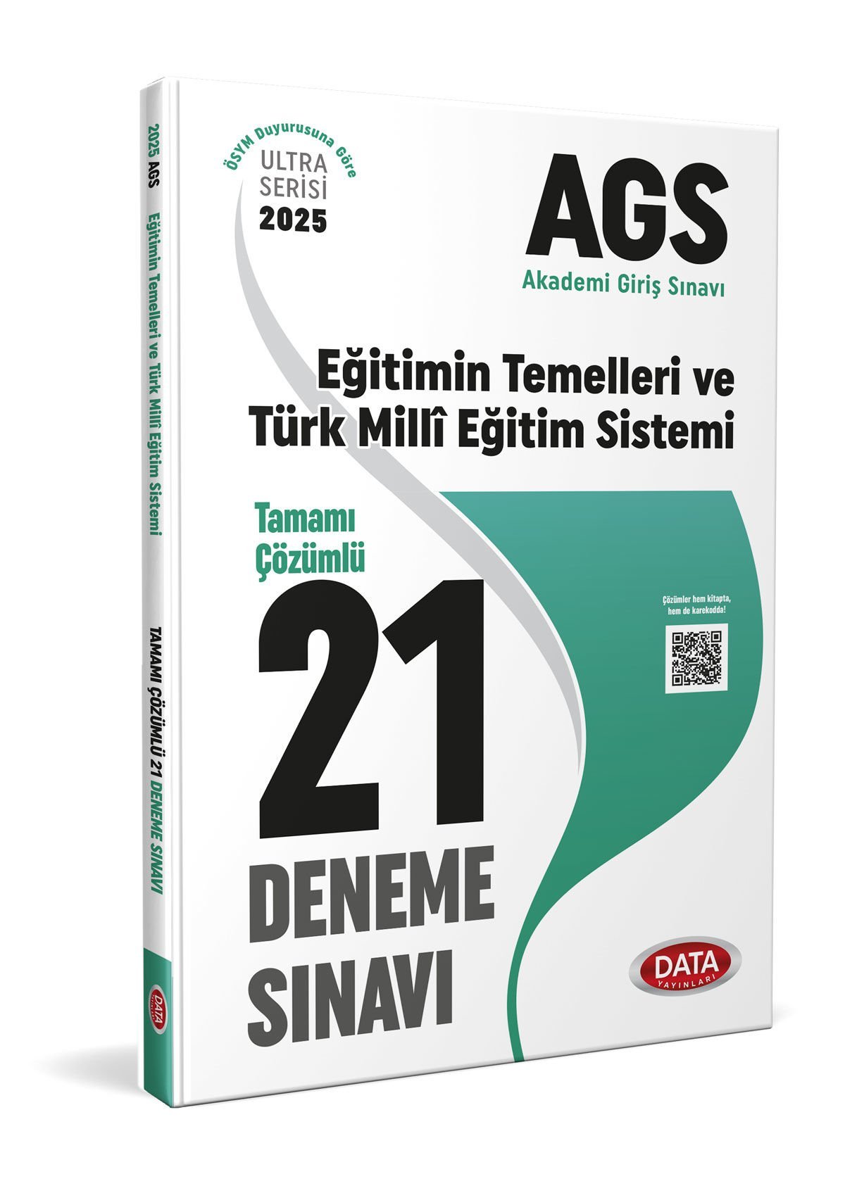 2025 AGS Eğitimin Temelleri ve Türk Milli Eğitim Sistemi Tamamı Çözümlü 21 Deneme Sınavı