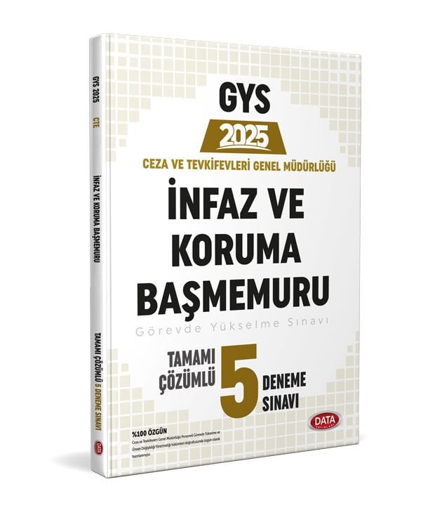 Ceza ve Tevkifevleri İnfaz ve Koruma Başmemuru GYS Tamamı Çözümlü 5 Deneme Sınavı