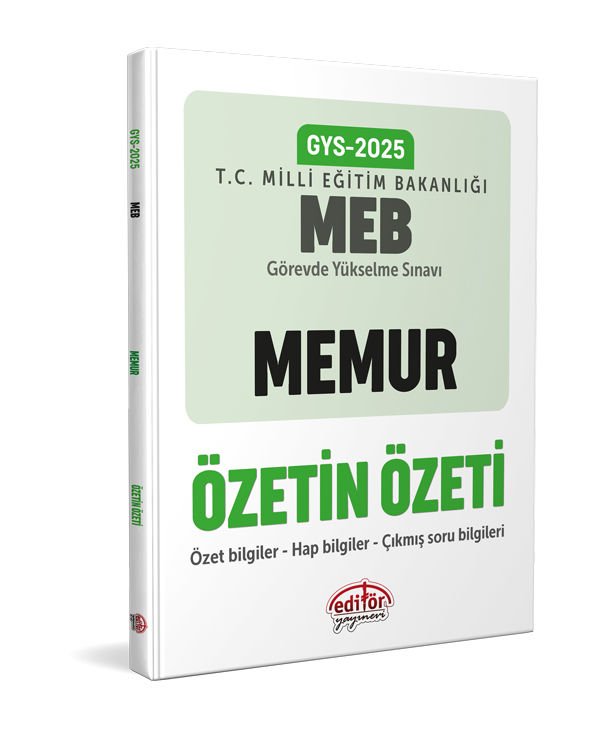 Milli Eğitim Bakanlığı Memur GYS Özetin Özeti