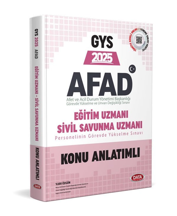 AFAD Eğitim Uzmanı - Sivil Savunma Uzmanı GYS Konu Anlatımlı