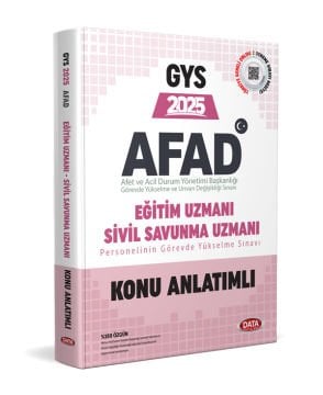 AFAD Eğitim Uzmanı - Sivil Savunma Uzmanı GYS Konu Anlatımlı