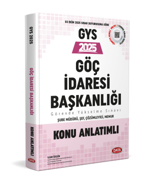 2025 Göç İdaresi Başkanlığı GYS Konu Anlatımlı