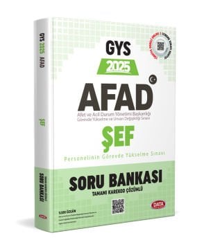 AFAD Şef GYS Soru Bankası - Karekod Çözümlü