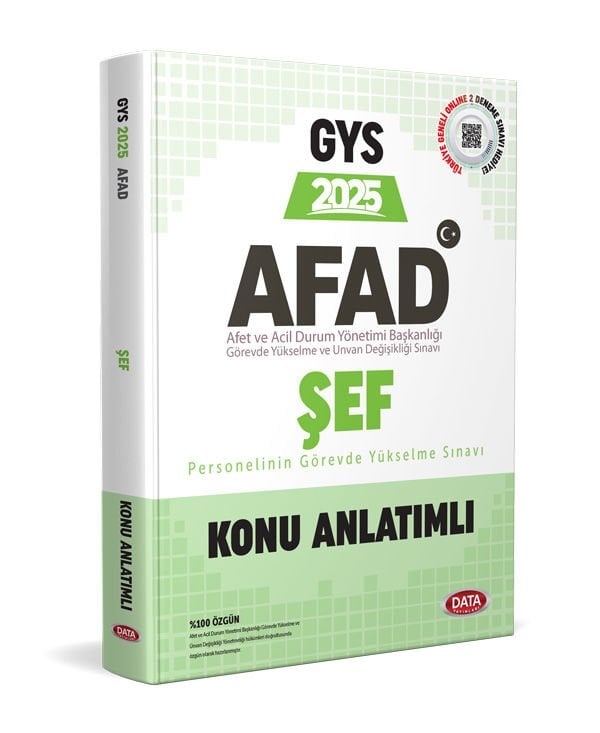 AFAD Şef GYS Konu Anlatımlı