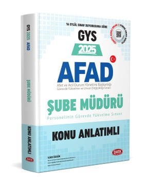 AFAD Şube Müdürü GYS Konu Anlatımlı