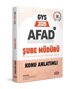 AFAD Şube Müdürü GYS Konu Anlatımlı