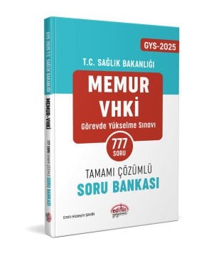T.C. Sağlık Bakanlığı Memur VHKİ Tamamı Çözümlü Soru Bankası