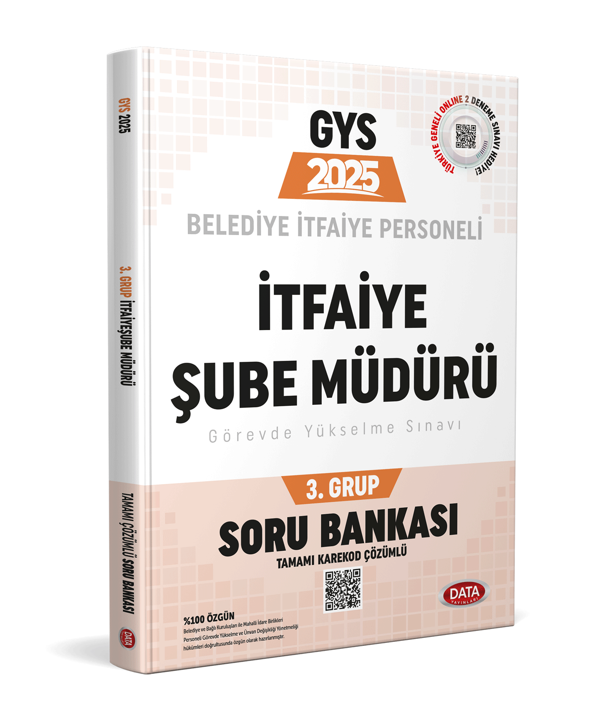 Belediye İtfaiye Personeli 3. Grup İtfaiye Şube Müdürü GYS Soru Bankası  (Tamamı Karekod Çözümlü)