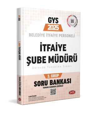 Belediye İtfaiye Personeli 3. Grup İtfaiye Şube Müdürü GYS Soru Bankası  (Tamamı Karekod Çözümlü)