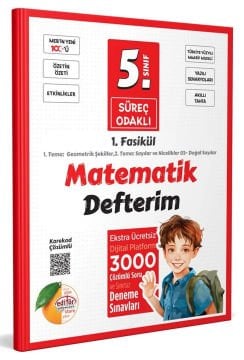 5. Sınıf Süreç Odaklı Matematik Defterim (3 Fasikül) - Karekod Çözümlü