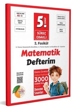 5. Sınıf Süreç Odaklı Matematik Defterim (3 Fasikül) - Karekod Çözümlü