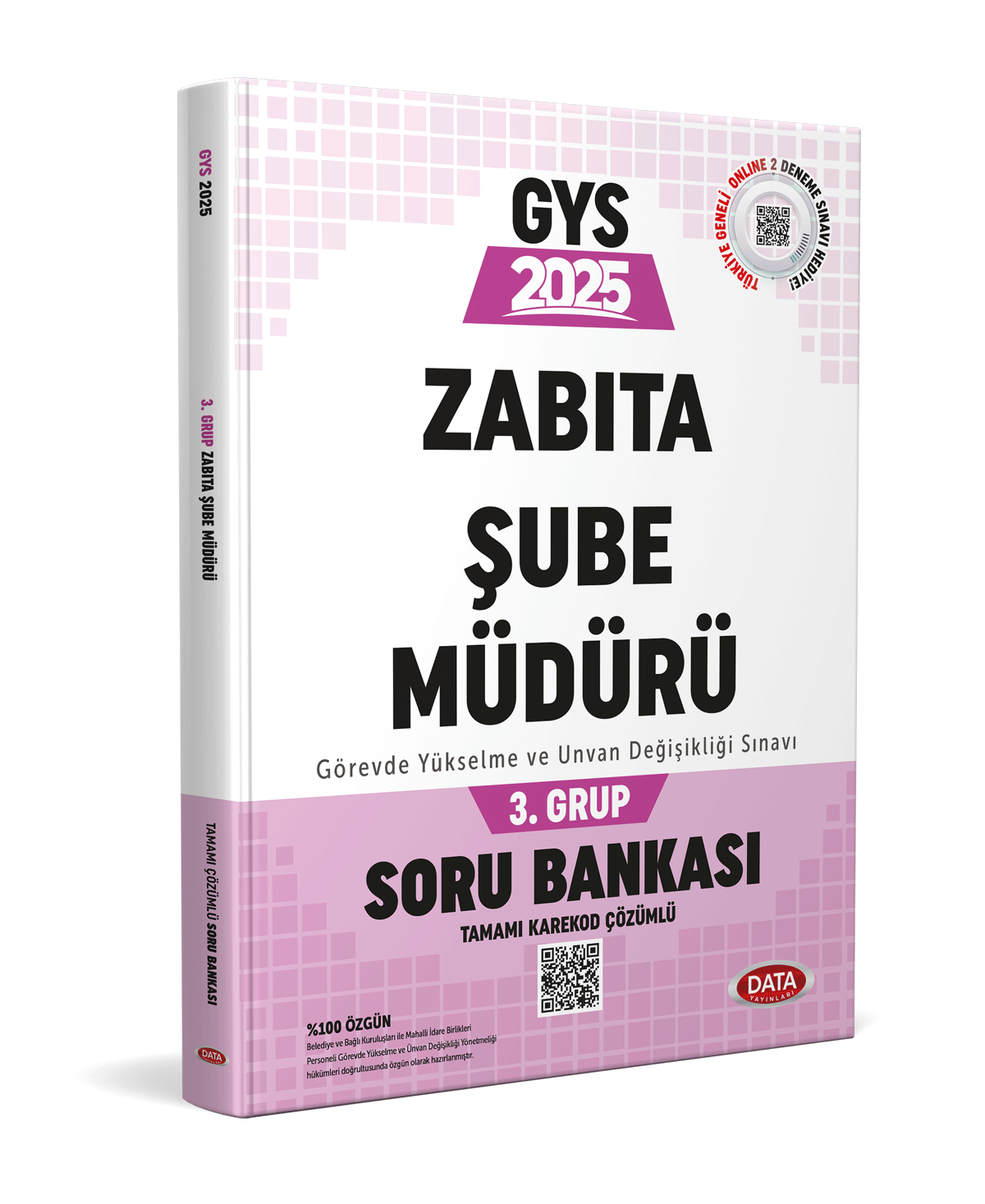 Belediye Zabıta Personeli Zabıta Şube Müdürü 3. Grup Soru Bankası