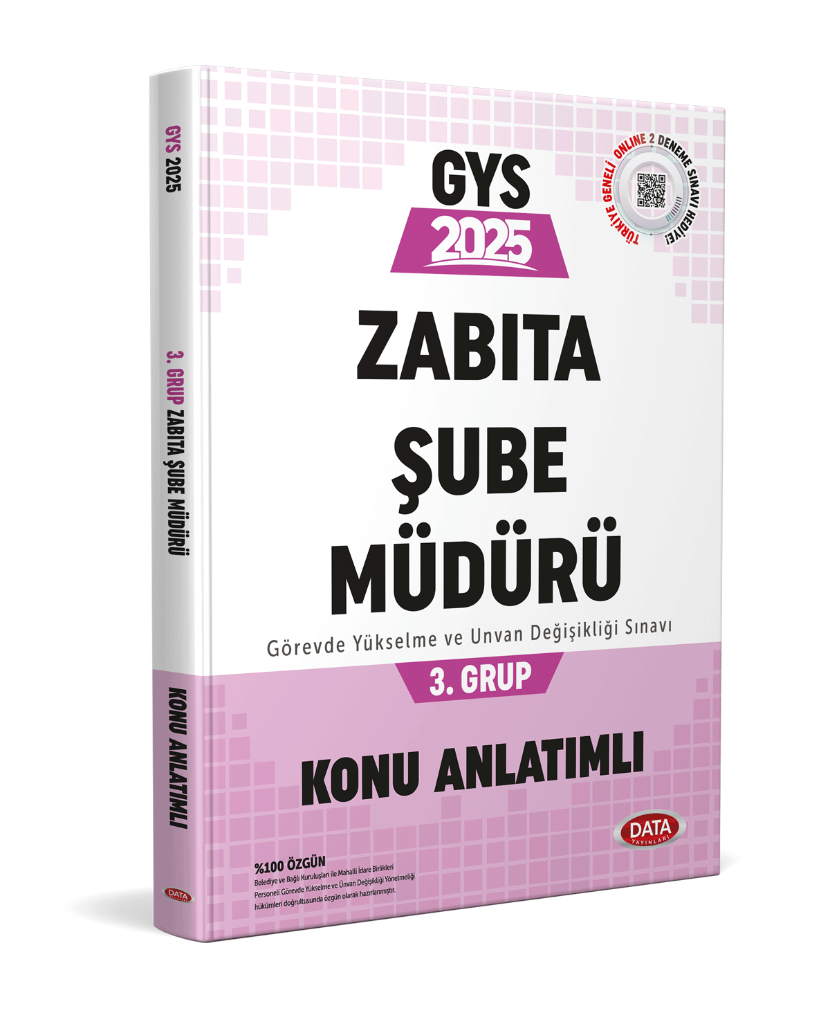 Belediye Zabıta Personeli Zabıta Şube Müdürü 3. Grup Konu Anlatımlı