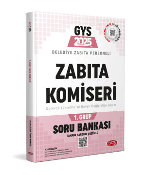 Belediye Zabıta Personeli Zabıta Komiseri 1. Grup Soru Bankası (Tamamı Karekod Çözümlü)