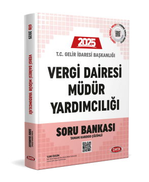 2025 Vergi Dairesi Müdür Yardımcılığı Sınavı Soru Bankası (Karekod Çözümlü)