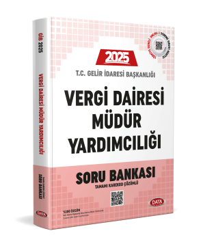 2025 Vergi Dairesi Müdür Yardımcılığı Sınavı Soru Bankası (Karekod Çözümlü)