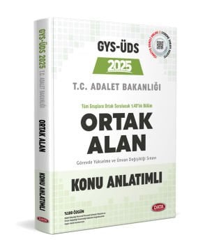 Adalet Bakanlığı GYS-ÜDS Ortak Alan Konu Anlatımlı