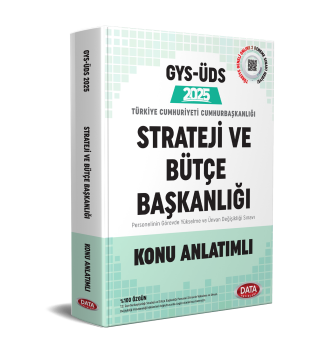 T.C. Cumhurbaşkanlığı Strateji ve Bütçe Başkanlığı Tüm Kadrolar GYS Konu Anlatımlı