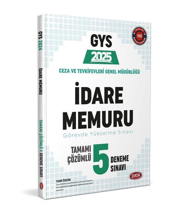 Ceza ve Tevkifevleri İdare Memuru GYS Tamamı Çözümlü 5 Deneme Sınavı