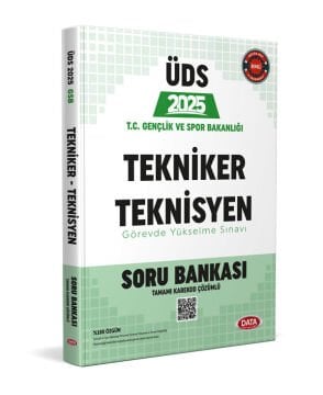 T.C. Gençlik ve Spor Bakanlığı Tekniker - Teknisyen ÜDS Soru Bankası Karekod Çözümlü